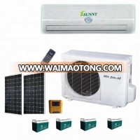 100% saving energy 18000BTU 48V DC pure solar air conditioner